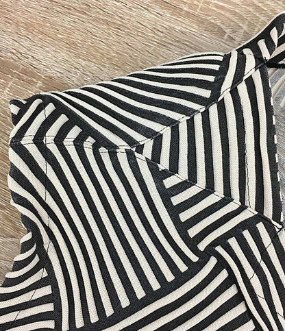 イッセイミヤケ カットソー ベイクドストレッチプリーツ モノクロ IM62FJ530 レディース SIZE 2 ISSEY MIYAKE