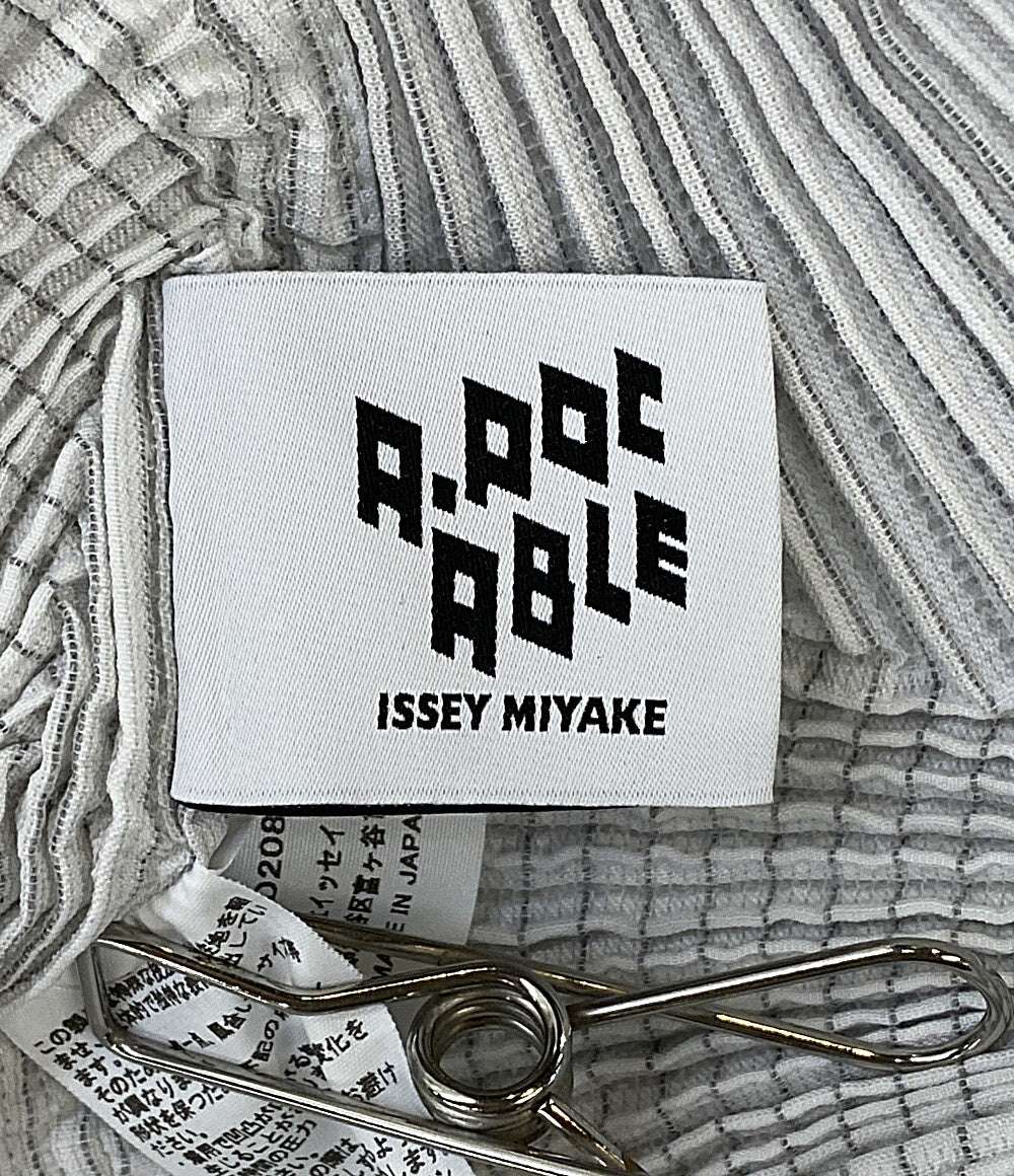 イッセイミヤケ ブラウス ホワイト a-poc AT43FD208 レディース SIZE 1 ISSEY MIYAKE