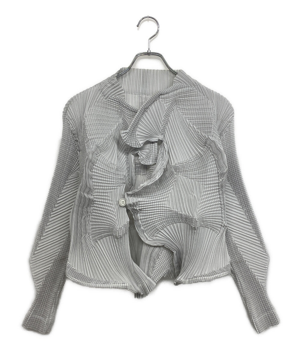 イッセイミヤケ ブラウス ホワイト a-poc AT43FD208 レディース SIZE 1 ISSEY MIYAKE