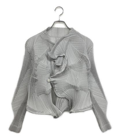 イッセイミヤケ ブラウス ホワイト a-poc AT43FD208 レディース SIZE 1 ISSEY MIYAKE
