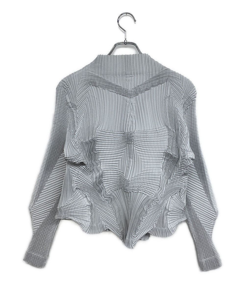 イッセイミヤケ ブラウス ホワイト a-poc AT43FD208 レディース SIZE 1 ISSEY MIYAKE