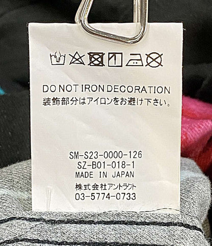 セントマイケル 長袖シャツ ブラック スカルローズ SM-S23-0000-126 メンズ SIZE L saint michael