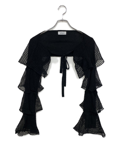 サハラ カットソー fluffy arm bolero ブラック 01-TP005-24-01 レディース SIZE - sahara