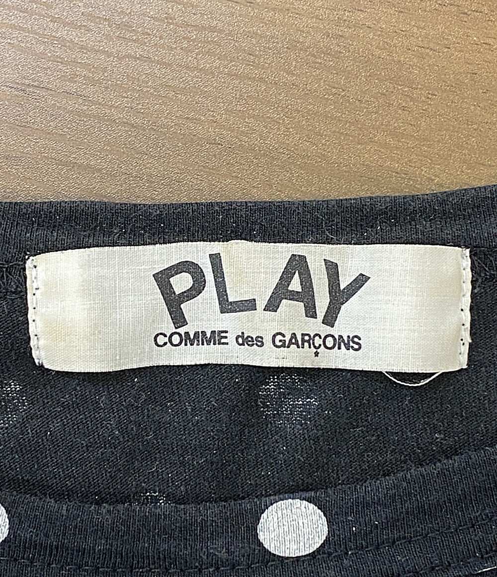 プレイコムデギャルソン 長袖Ｔシャツ ブラック ドット柄 AZ-T165 レディース SIZE L PLAY COMME des GARCONS