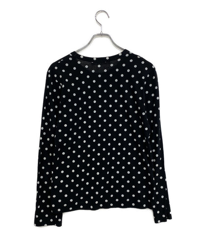 プレイコムデギャルソン 長袖Ｔシャツ ブラック ドット柄 AZ-T165 レディース SIZE L PLAY COMME des GARCONS