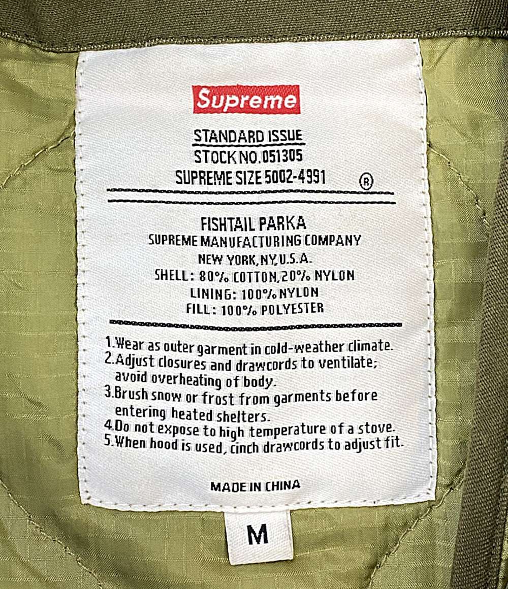 シュプリーム ジャケット カーキ Justice For All Fishtail Parka 15AW メンズ SIZE M Supreme