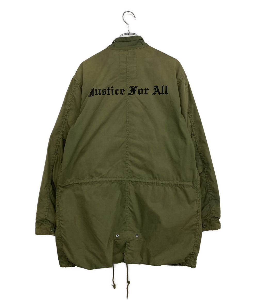 シュプリーム ジャケット カーキ Justice For All Fishtail Parka 15AW