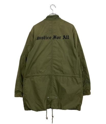シュプリーム ジャケット カーキ Justice For All Fishtail Parka 15AW メンズ SIZE M Supreme