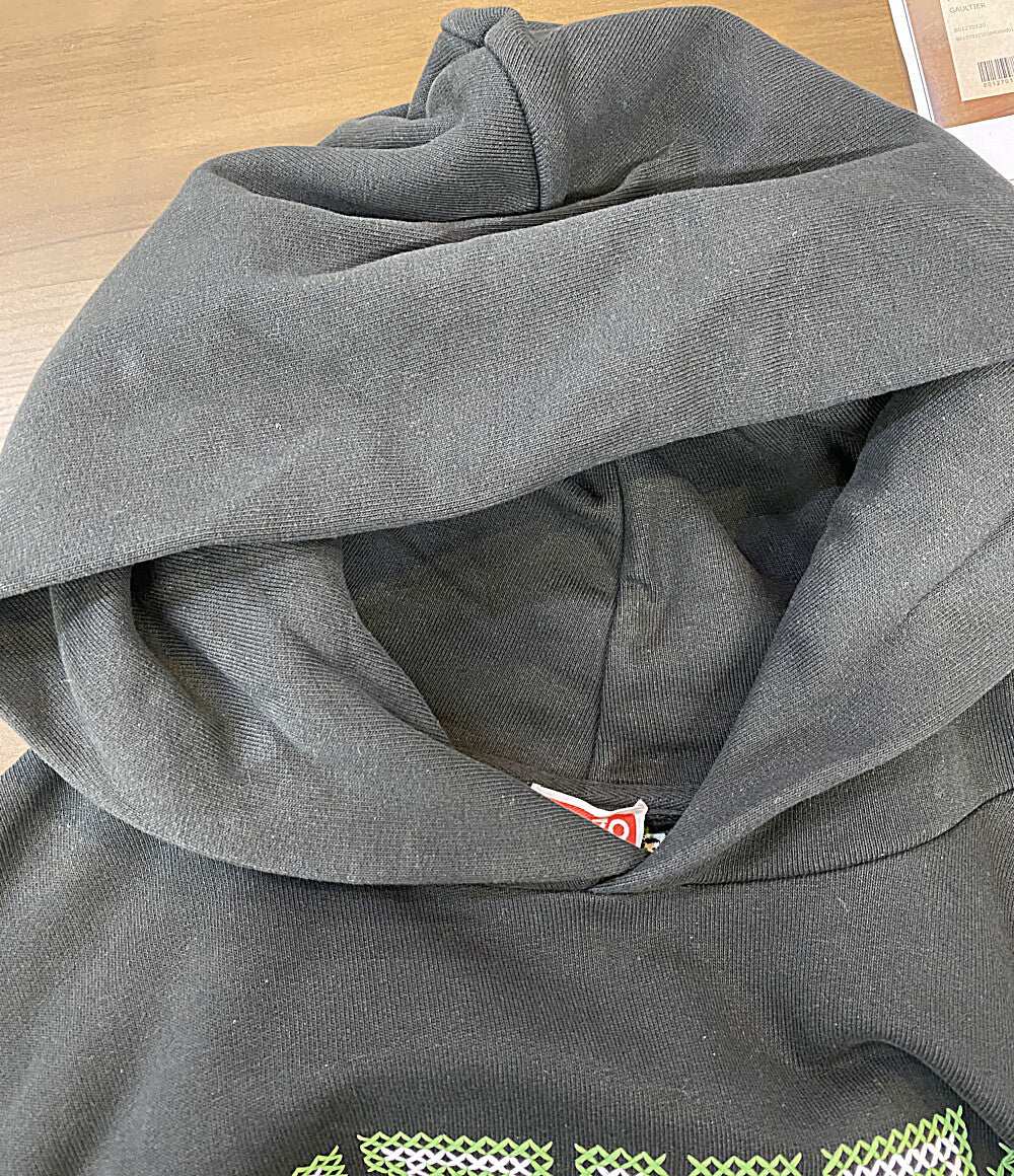 ケンゾー パーカー Pixel Hoodie BLK メンズ SIZE L KENZO