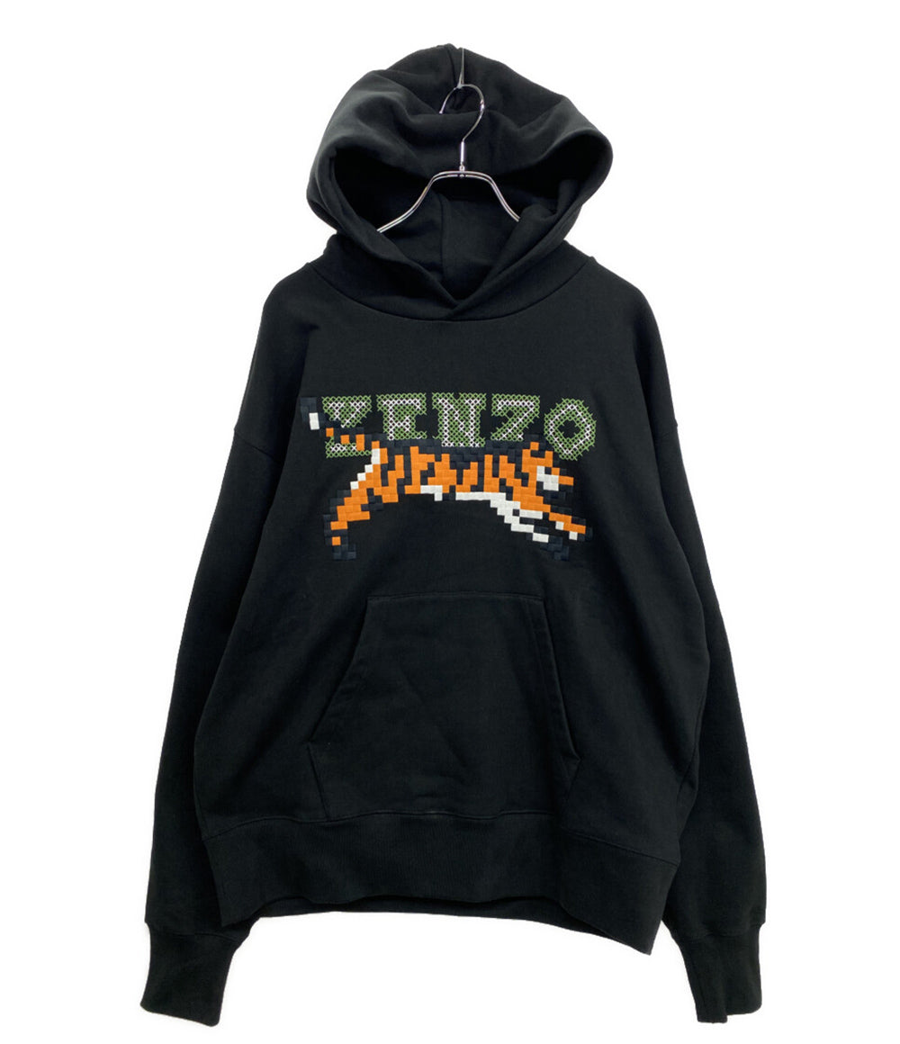ケンゾー パーカー Pixel Hoodie BLK メンズ SIZE L KENZO