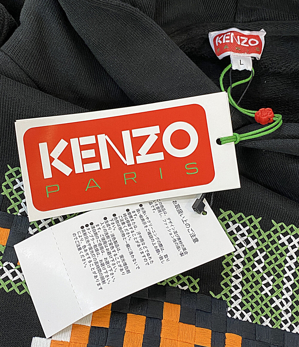 KENZO パーカー Pixel Hoodie BLK メンズ SIZE L ケンゾー