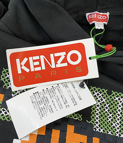 KENZO パーカー Pixel Hoodie BLK メンズ SIZE L ケンゾー