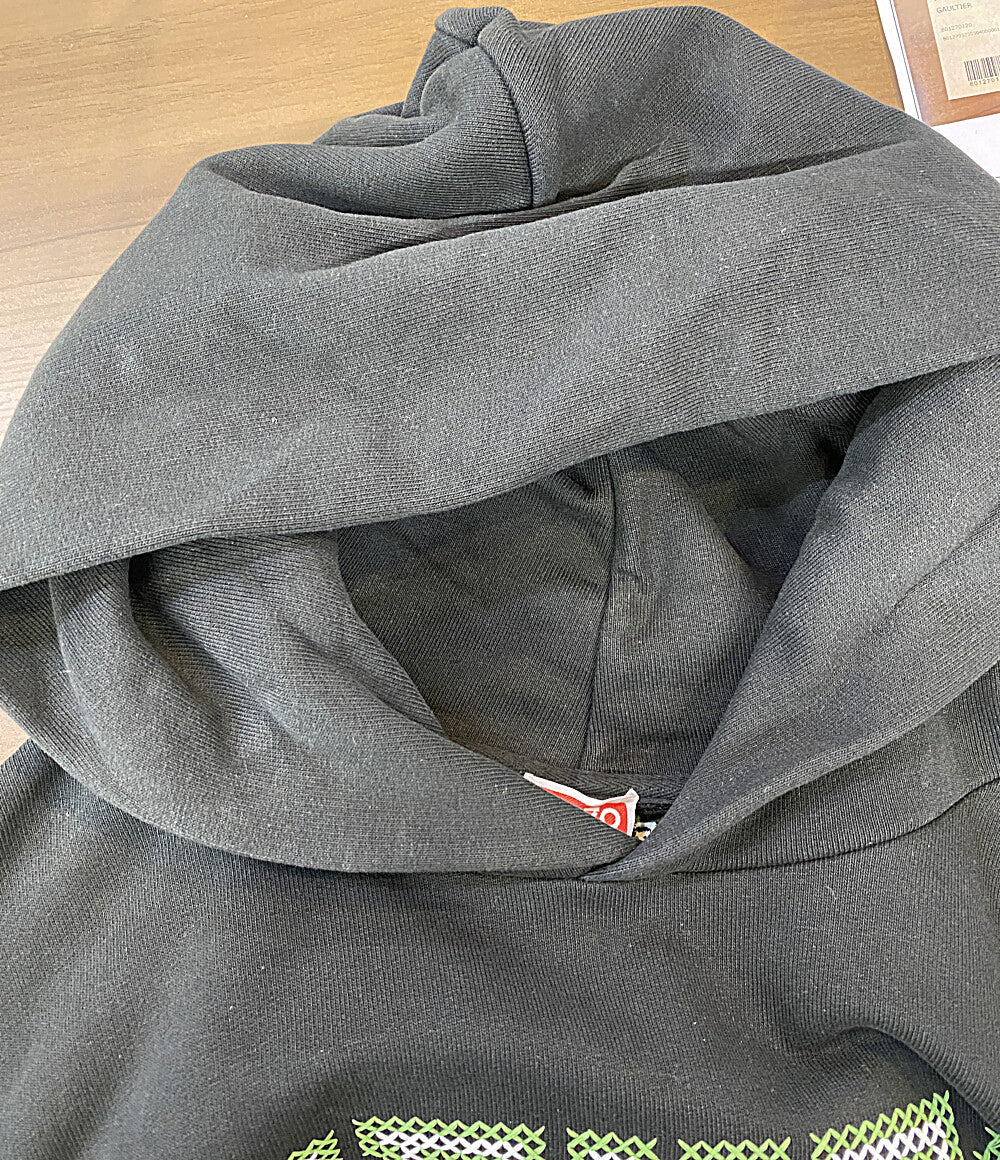 KENZO パーカー Pixel Hoodie BLK メンズ SIZE L ケンゾー