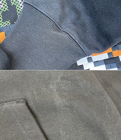 ケンゾー パーカー Pixel Hoodie BLK メンズ SIZE L KENZO