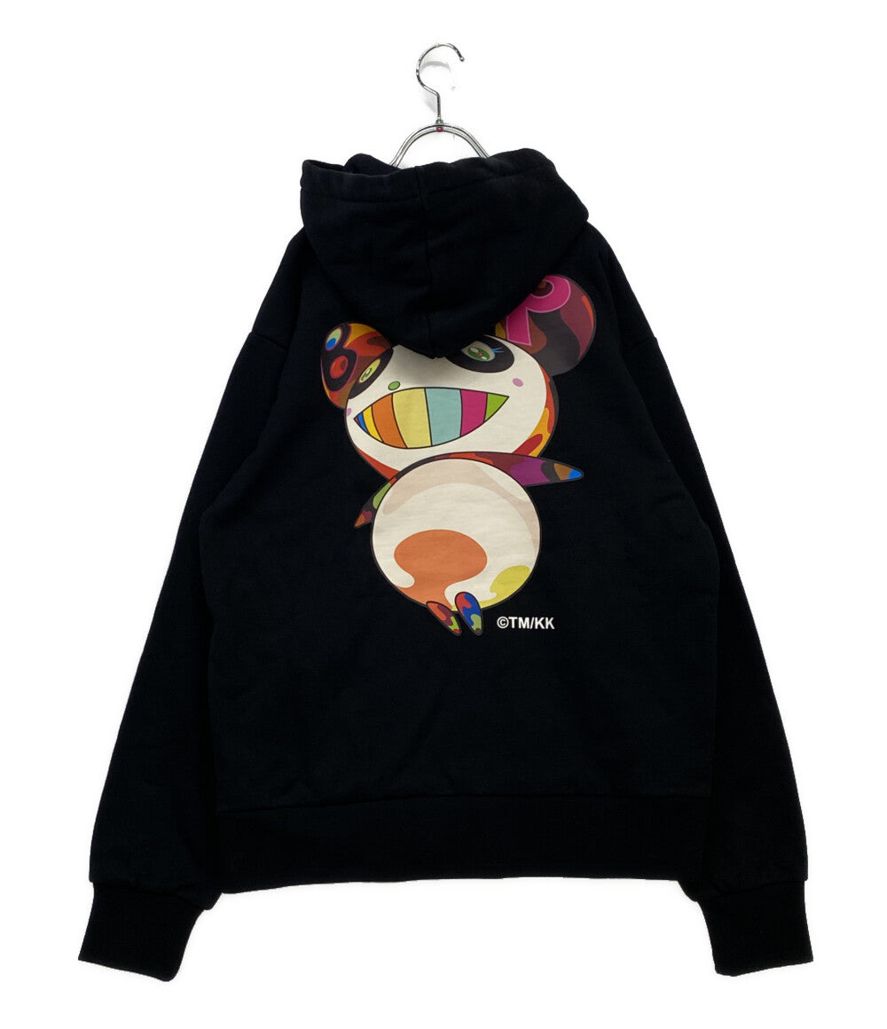 美品 村上隆 x ブラックピンク パーカー メンズ SIZE M takashi