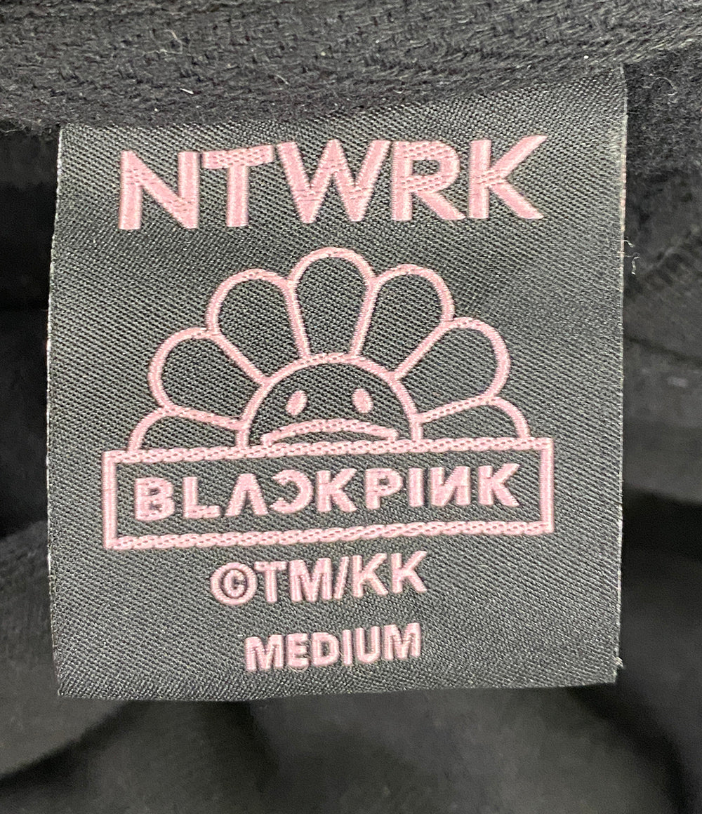 美品 村上隆 x ブラックピンク パーカー メンズ SIZE M takashi