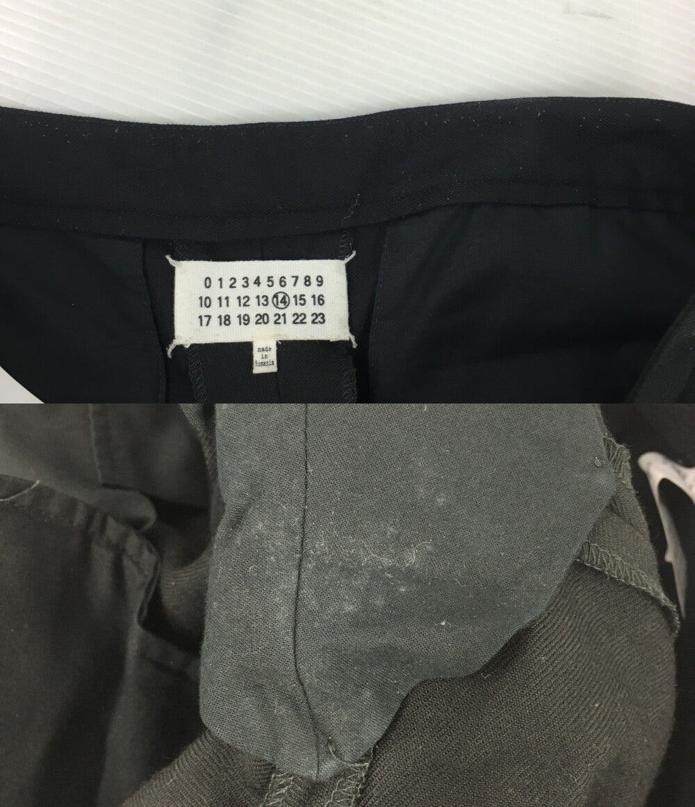 メゾンマルジェラ ウールフランネルドローストリングパンツ 17AW S50KA0388 メンズ SIZE 50 Maison Margiela