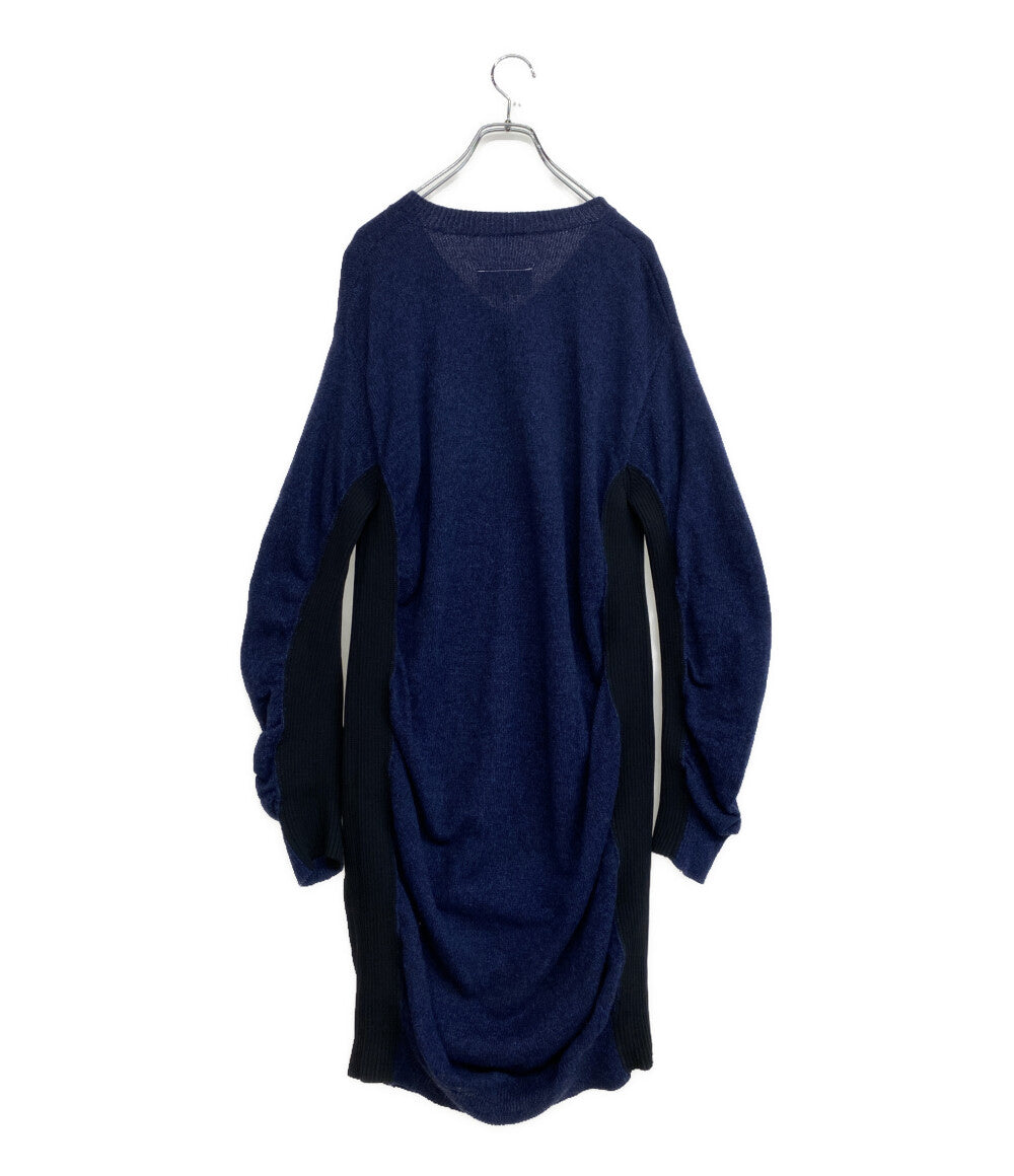 エムエムシックス ニット ネイビー Vネック S32CU0058 メンズ SIZE S MM6 Maison Margiela
