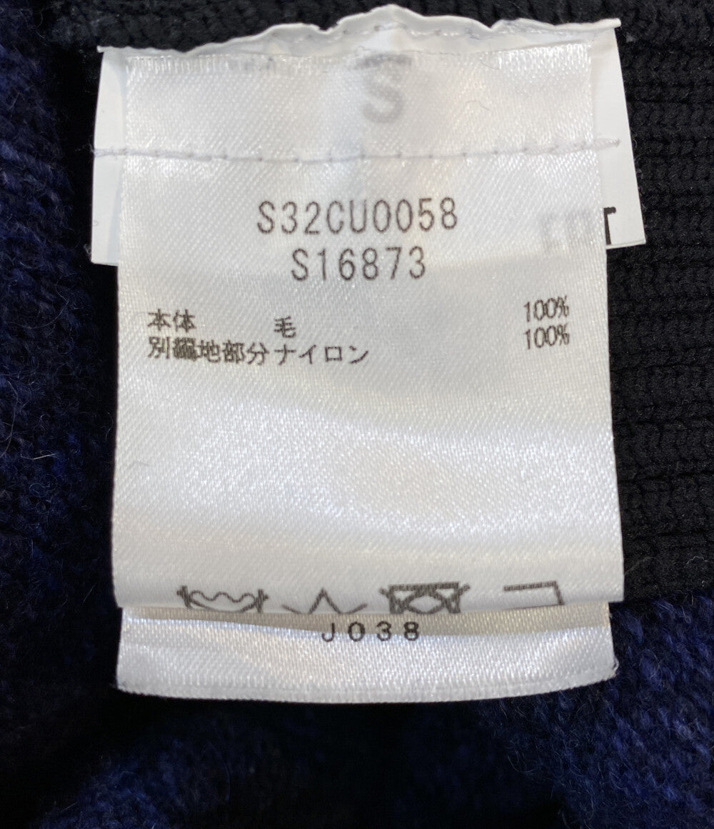 エムエムシックス ニット ネイビー Vネック S32CU0058 メンズ SIZE S MM6 Maison Margiela