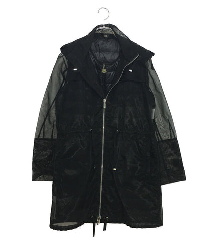 MONCLER シアージャケット ブラック 510934974485_A レディース SIZE 1 モンクレール