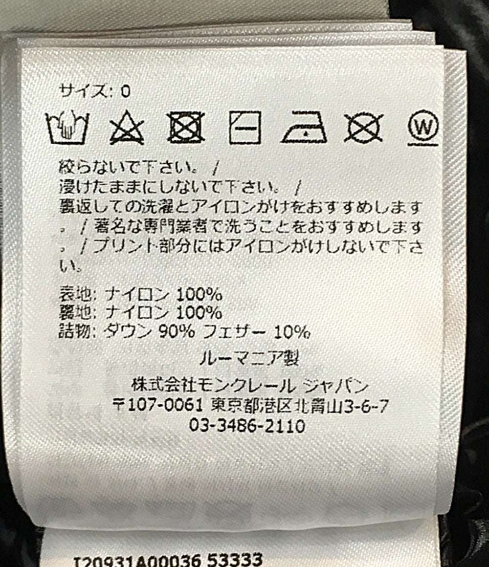 モンクレール ダウンベスト ブラック c-zind-23-13942 レディース SIZE - MONCLER