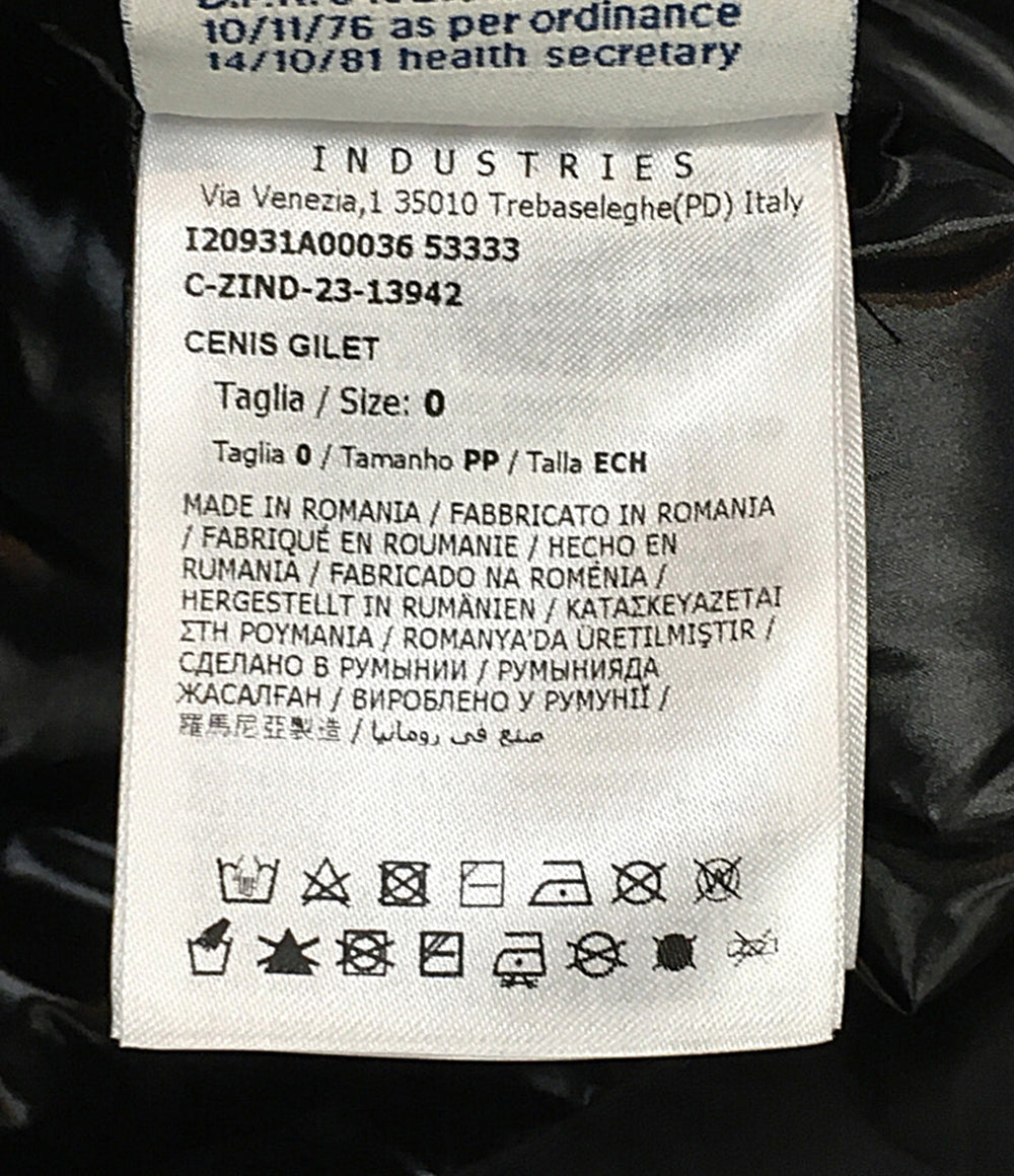 MONCLER ダウンベスト ブラック c-zind-23-13942 レディース SIZE - モンクレール