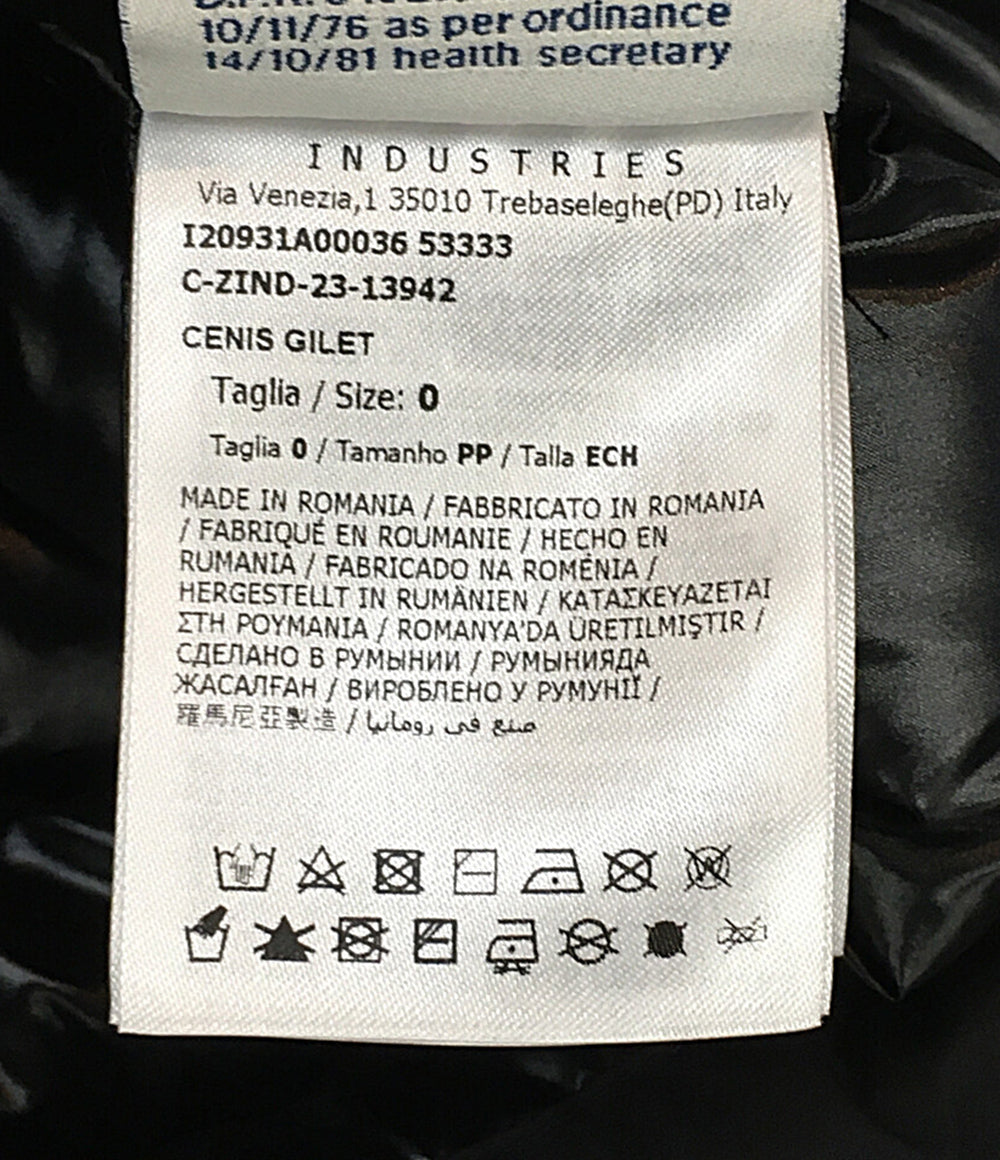 MONCLER ダウンベスト ブラック c-zind-23-13942 レディース SIZE - モンクレール