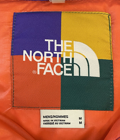 美品 THE NORTH FACE ダウンジャケット COLOR BLOCK SIERRA DOWN PARKA ブルー メンズ SIZE M ザ・ノースフェイス