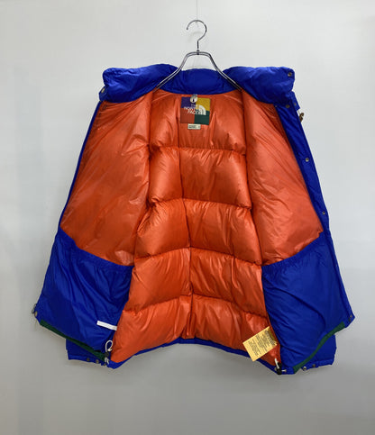 美品 THE NORTH FACE ダウンジャケット COLOR BLOCK SIERRA DOWN PARKA ブルー メンズ SIZE M ザ・ノースフェイス