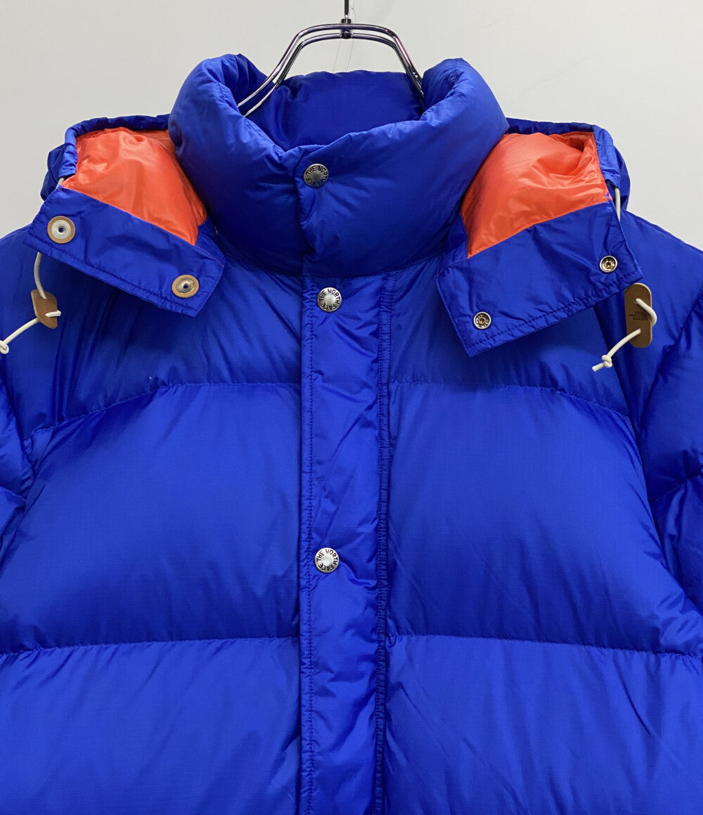 美品 THE NORTH FACE ダウンジャケット COLOR BLOCK SIERRA DOWN PARKA ブルー メンズ SIZE M ザ・ノースフェイス