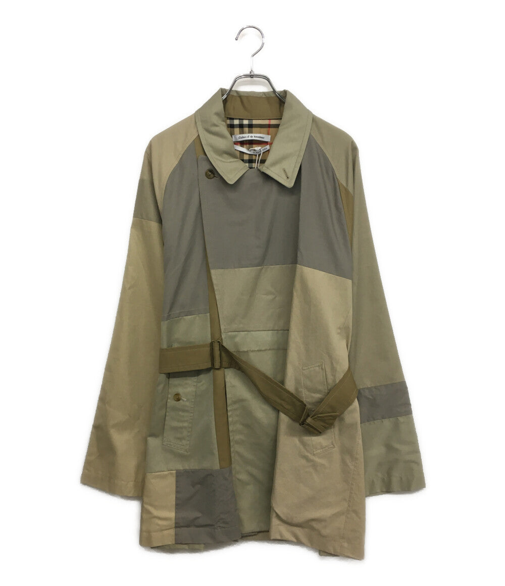 children of the discordance トレンチコート パッチワーク ベージュ系 COTDNYCO-412 メンズ SIZE 2 チルドレンオブザディスコーダンス