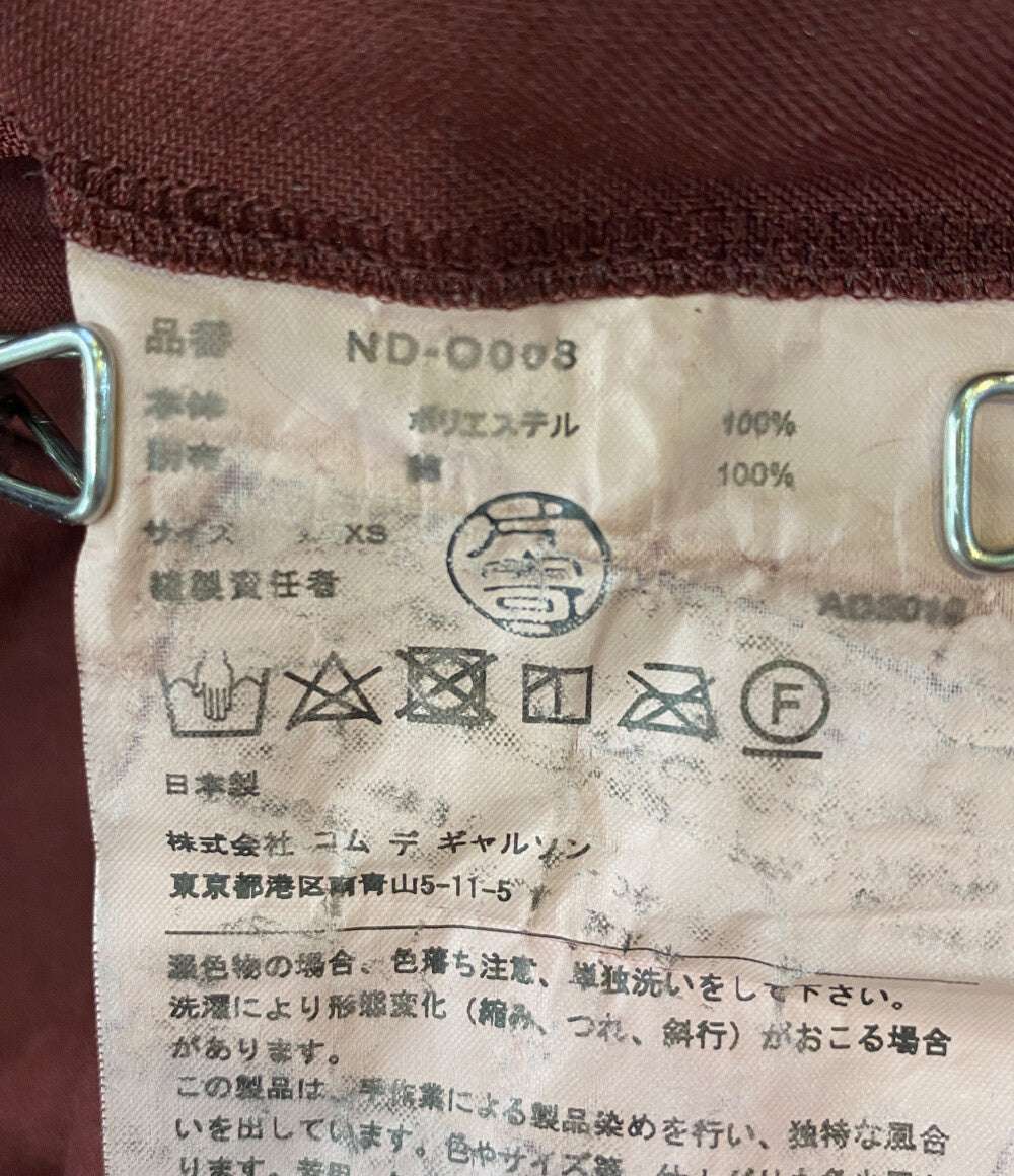 コムデギャルソン ノースリーブワンピース ND-0008 2019 レディース SIZE XS COMME DES GARCON