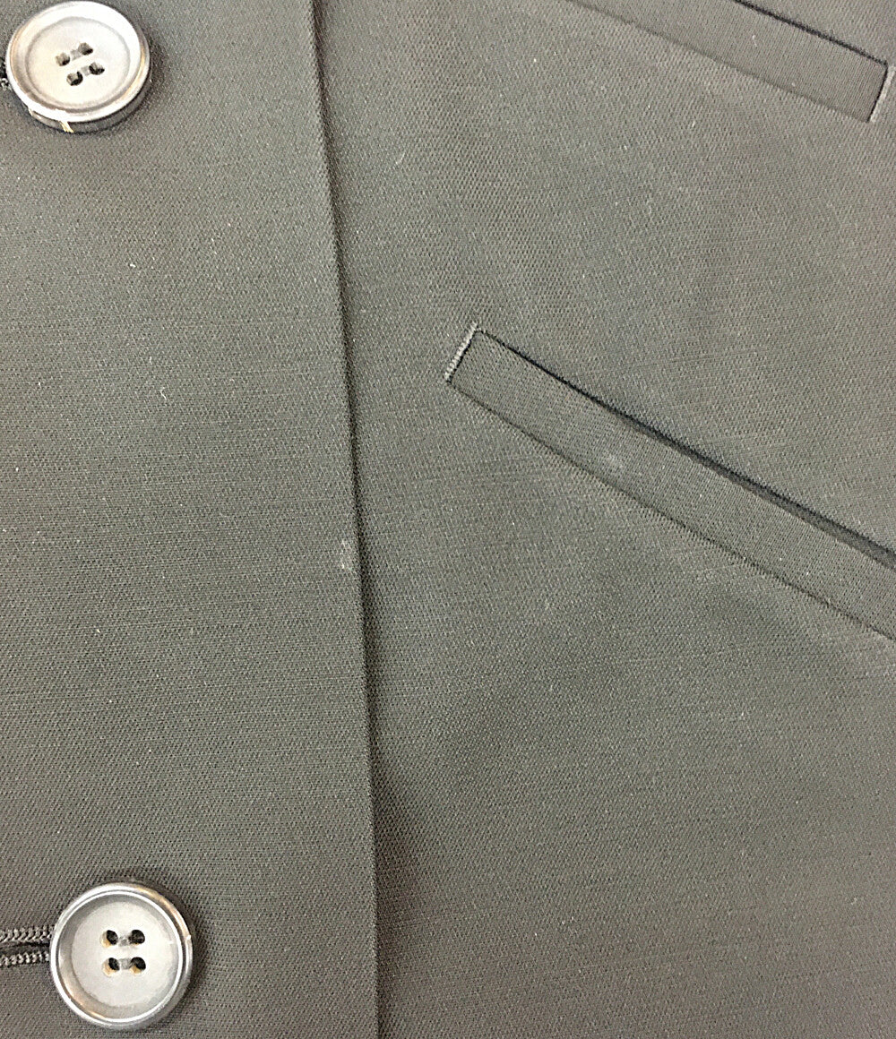 ISSEY MIYAKE ウールノースリーブロングジャケット グローブポケット IM73FE501 レディース SIZE 2 イッセイミヤケ