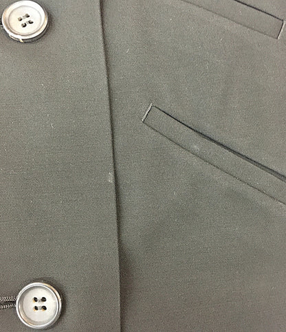 ISSEY MIYAKE ウールノースリーブロングジャケット グローブポケット IM73FE501 レディース SIZE 2 イッセイミヤケ