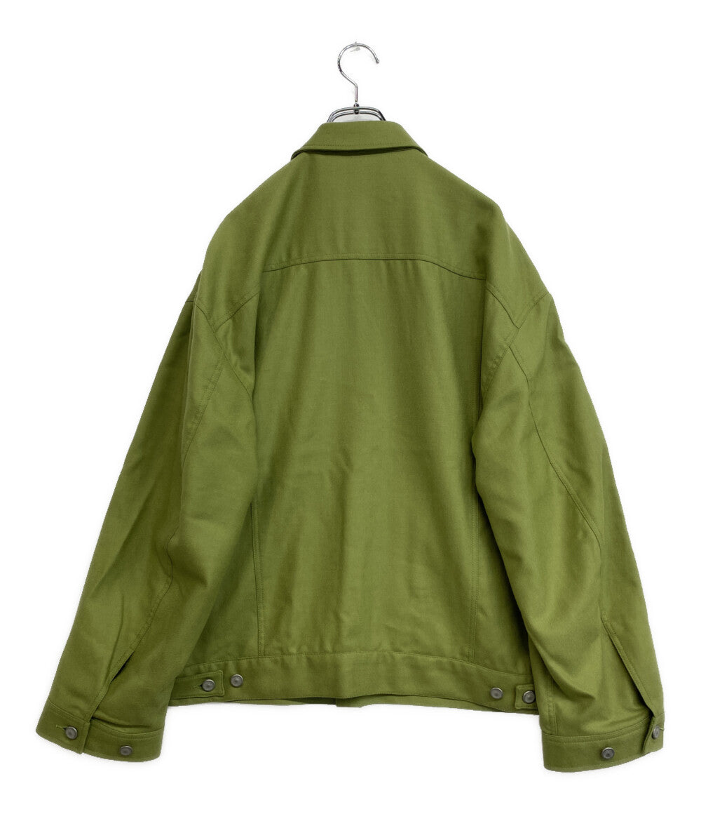 美品 メゾンスペシャル ジャケット カバーオール ライトグリーン Prime-Over 3rd Jacket 11242211202 メンズ SIZE 01 MAISON SPECIAL