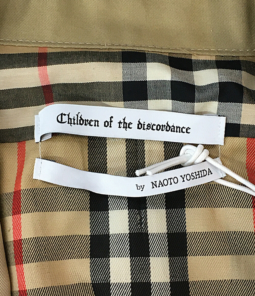 Children of the discordance トレンチコート ベージュ リメイク COTDNYCO-412 メンズ SIZE 1 チルドレンオブザディスコーダンス