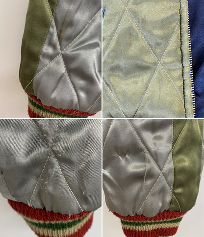 東洋エンタープライズ トウヨウエンタープライズ スカジャン 孔雀グアム ネイビー カーキ TT10931 メンズ SIZE S