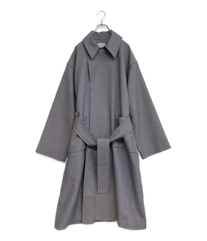 美品 ATHA アタ トレンチコート 千鳥柄 A-2010-T-01 メンズ SIZE F