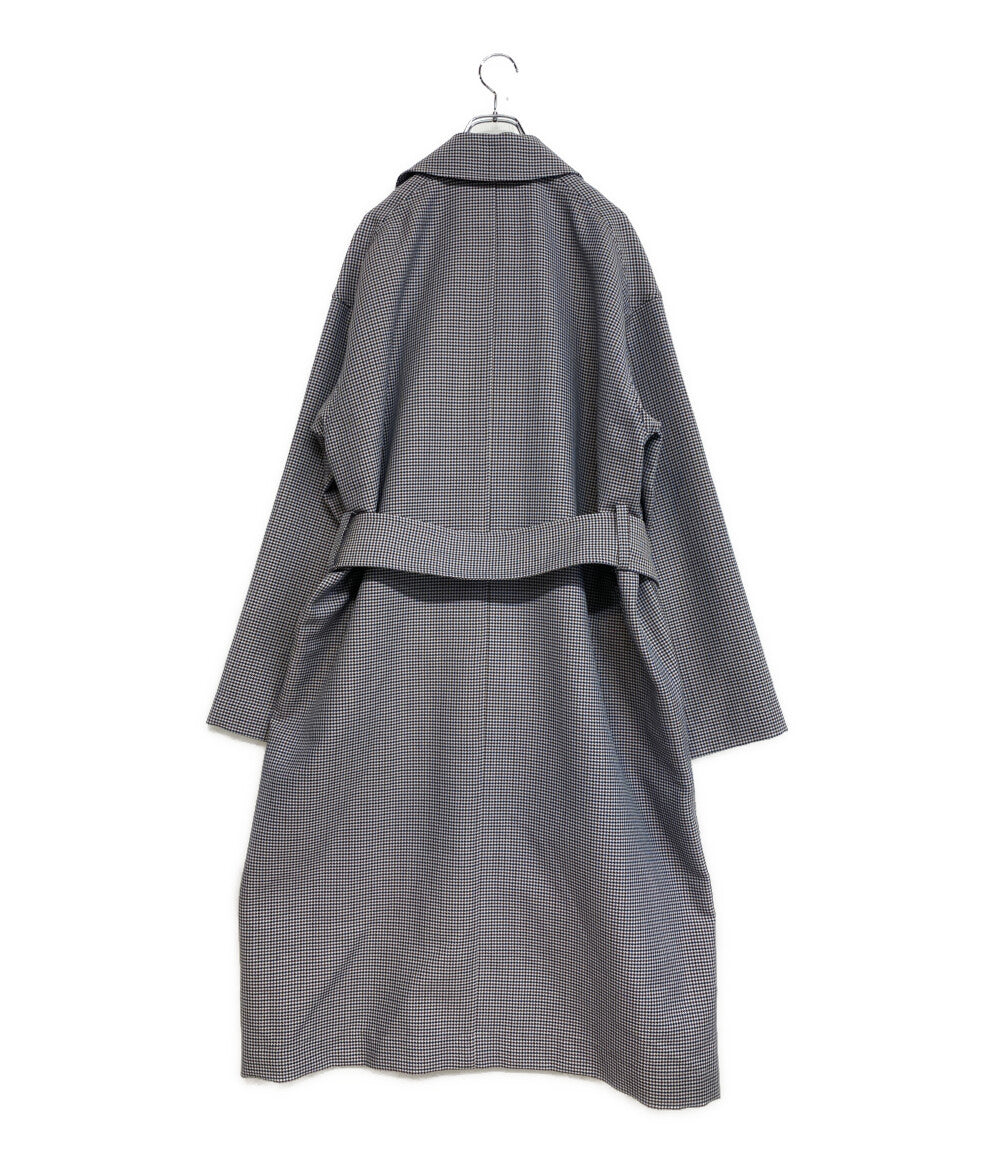 美品 ATHA アタ トレンチコート 千鳥柄 A-2010-T-01 メンズ SIZE F