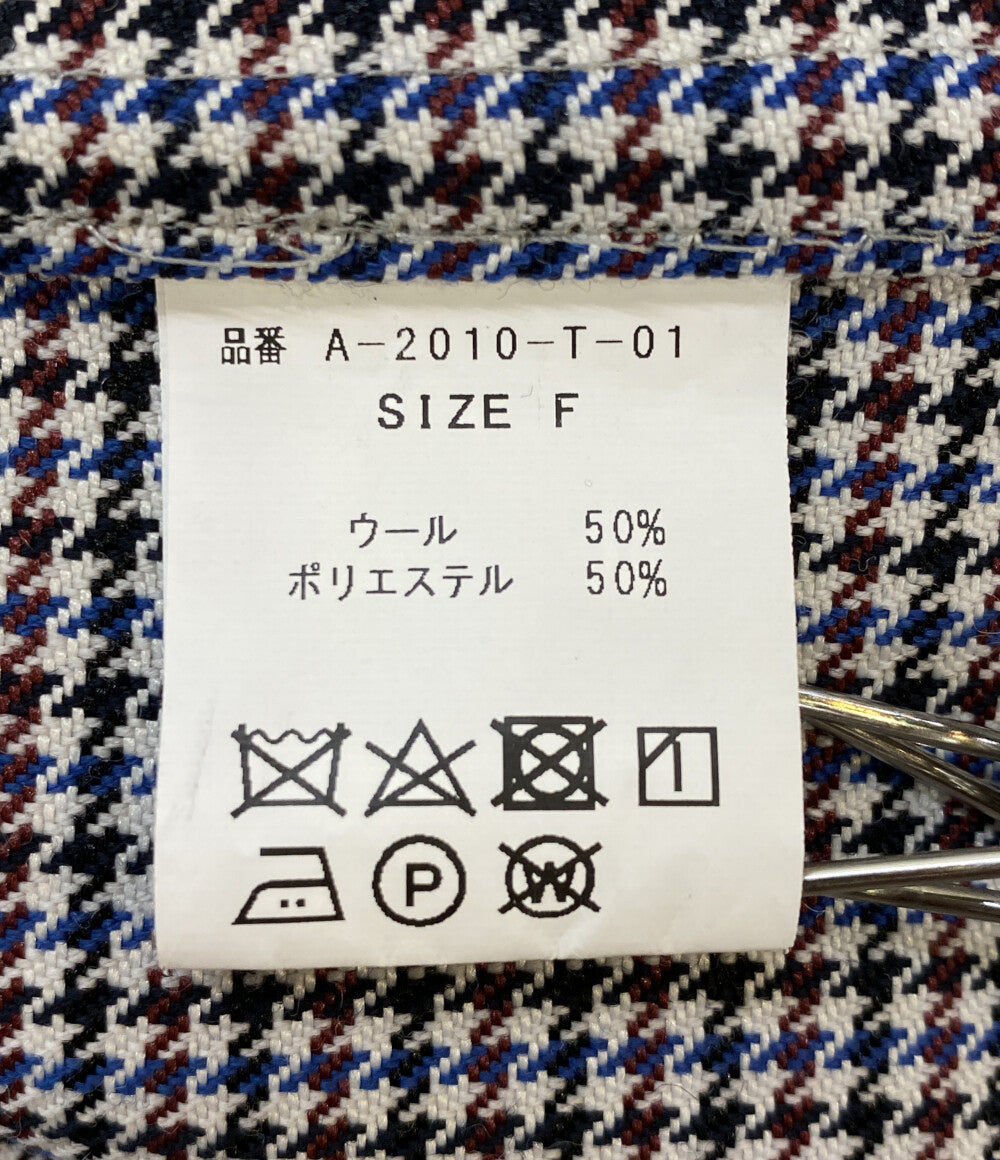美品 ATHA アタ トレンチコート 千鳥柄 A-2010-T-01 メンズ SIZE F