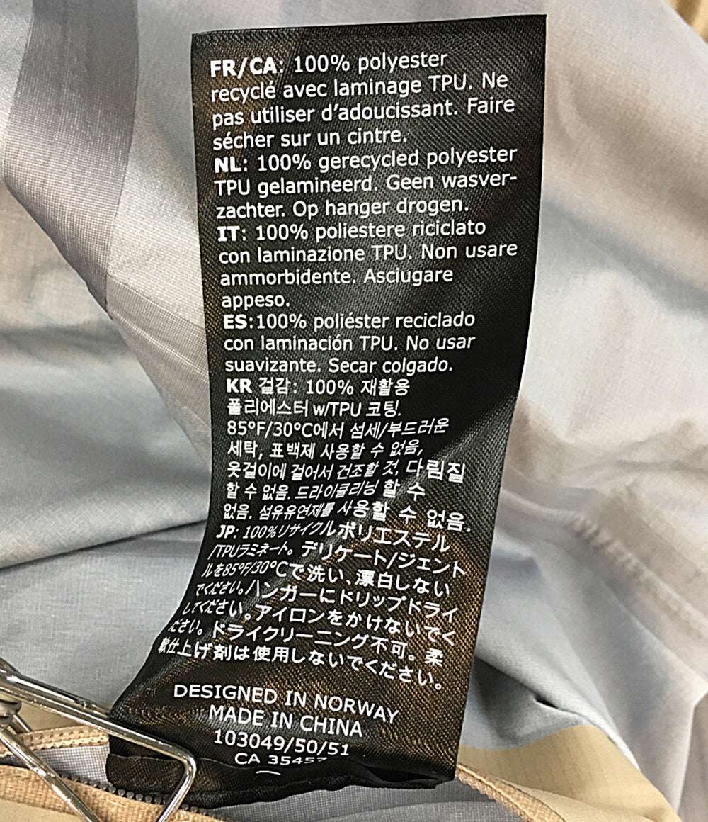 美品 ブレスト マウンテンパーカー ベージュ レインウェア 375-5290 メンズ SIZE M BLAEST