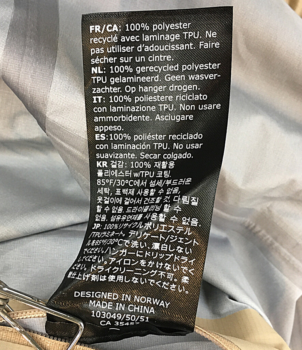 美品 BLAEST ブレスト マウンテンパーカー ベージュ レインウェア 375-5290 メンズ SIZE M