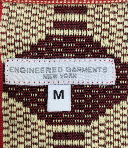 ENGINEERED GARMENTS 長袖シャツ ETHNIC カバオール レッド メンズ SIZE M エンジニアードガーメンツ