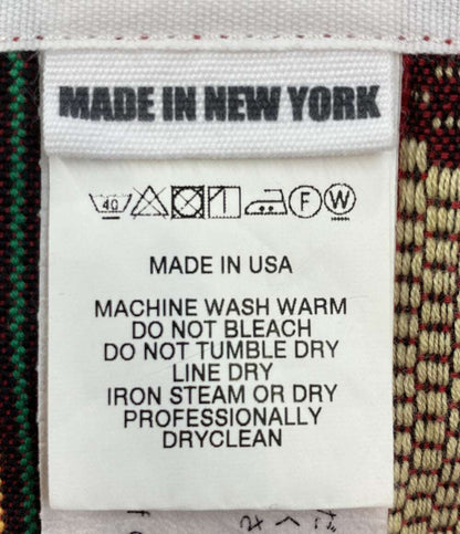 ENGINEERED GARMENTS 長袖シャツ ETHNIC カバオール レッド メンズ SIZE M エンジニアードガーメンツ