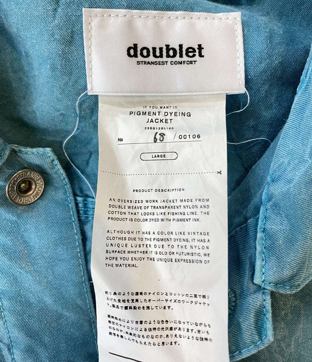 doublet ワークジャケット pigment dyeing jacket メンズ SIZE L ダブレット