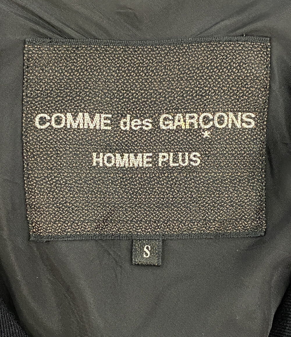 COMME des GARCONS HOMME PLUS トレンチコート ネイビー PT-C002 メンズ SIZE S コムデギャルソンオムプリュス