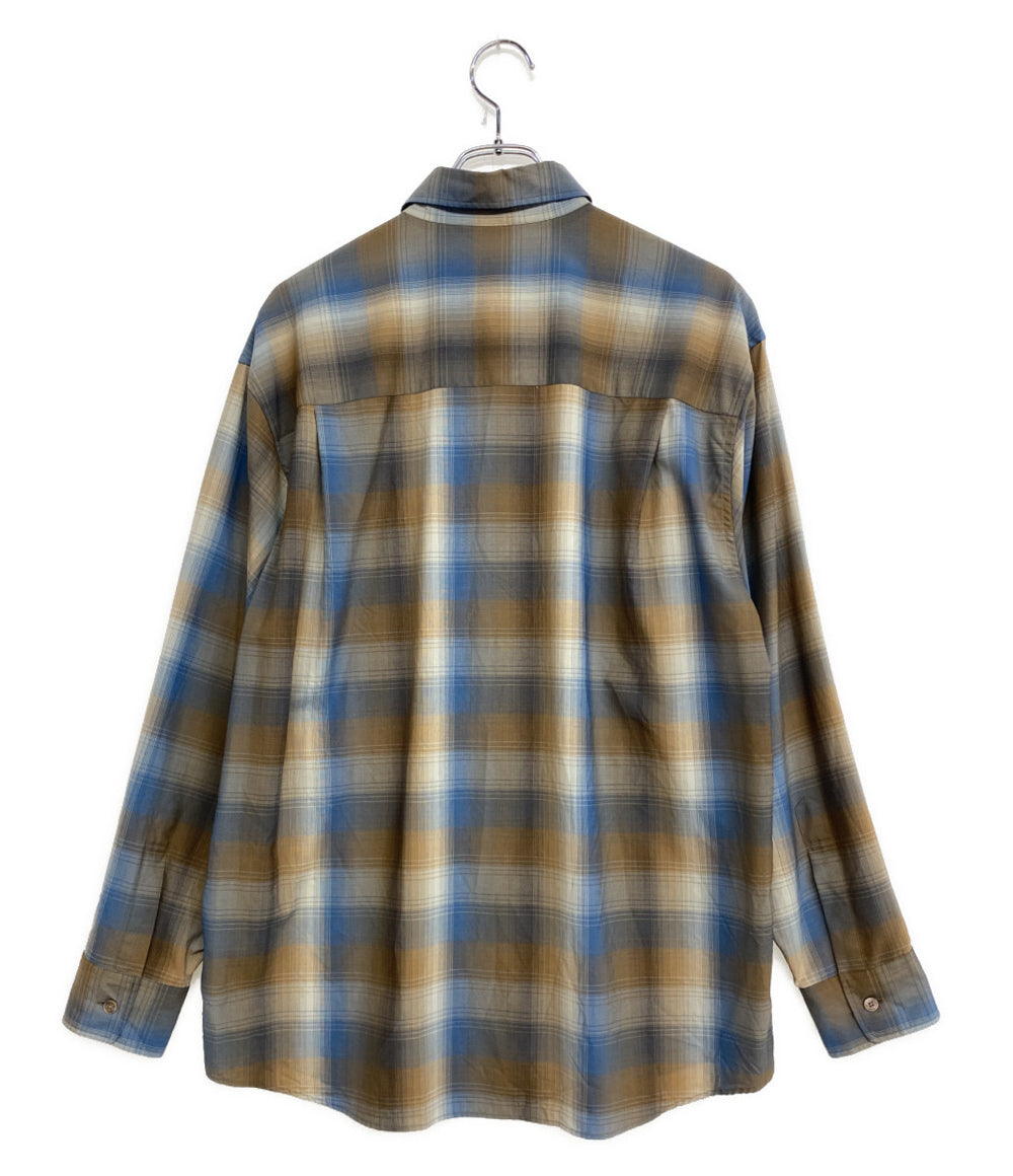 AURALEE 長袖シャツ super light wool check shirt メンズ SIZE 4 オーラリー