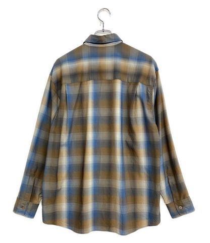 AURALEE 長袖シャツ super light wool check shirt メンズ SIZE 4 オーラリー