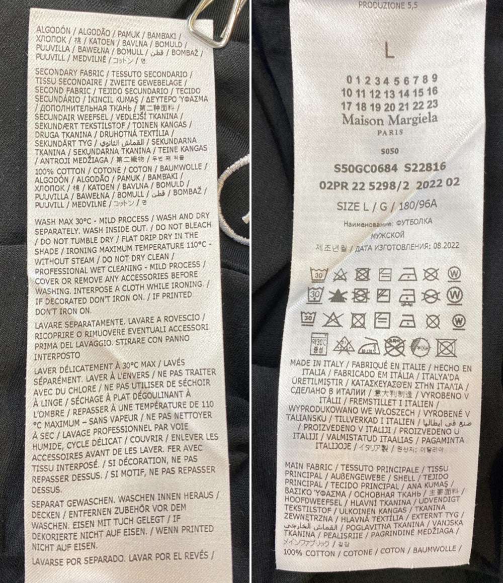 Maison Margiela 半袖Ｔシャツ Calender Graphic 2022AW メンズ SIZE L メゾンマルジェラ