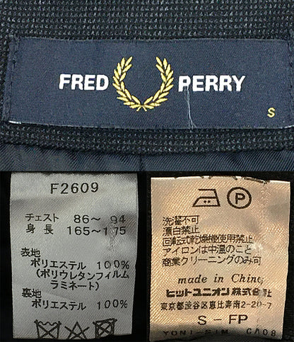 FRED PERRY コート military parka ネイビー F2609 メンズ SIZE S フレッドペリー